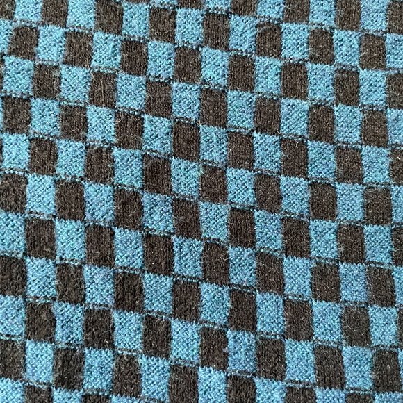 Swiss Design Strellson Men's Sweater Teal & Black Cotton/Silk -Medium - Picture 6 of 9